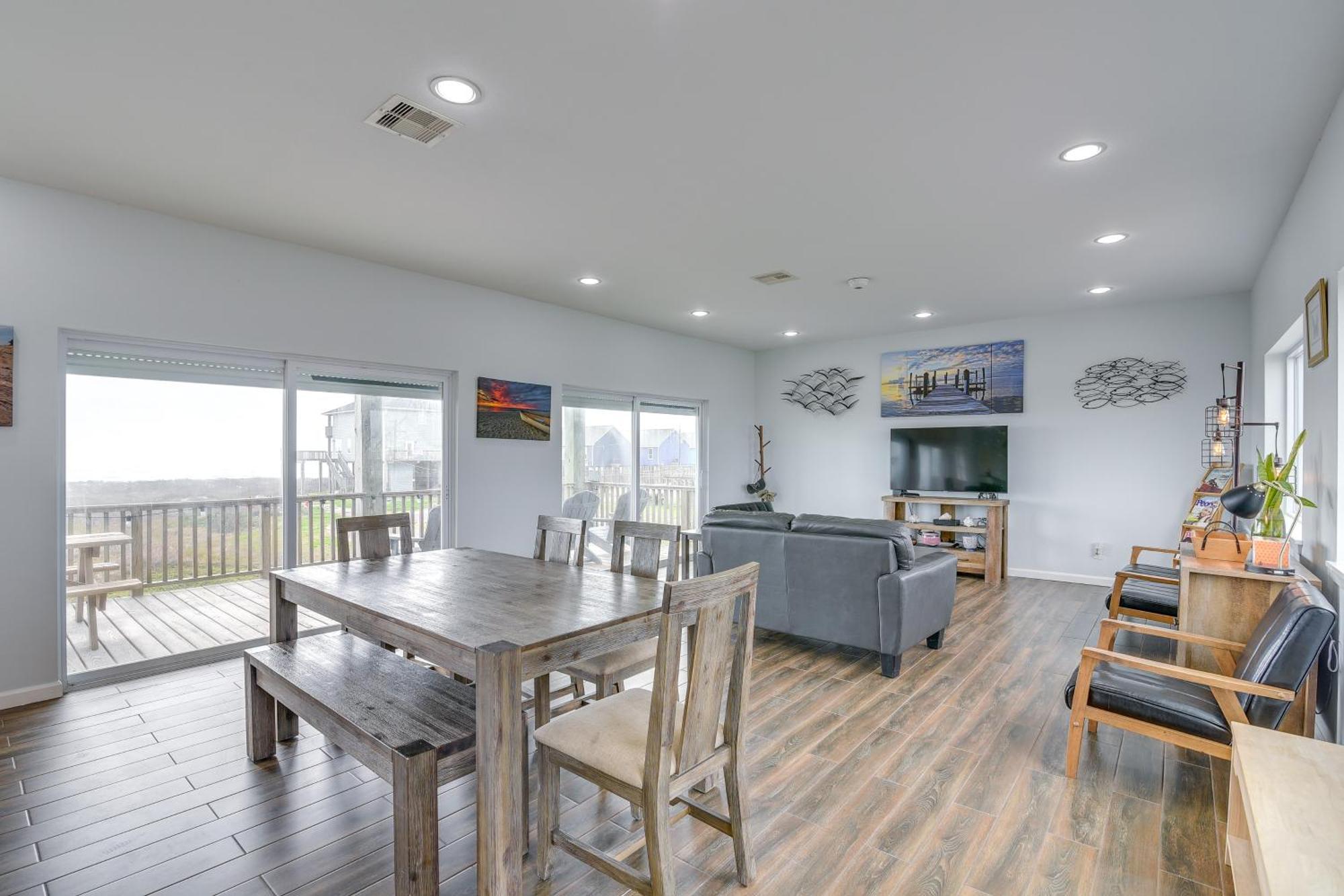 Ocean-View Surfside Home With Boardwalk To Beach! Сърфсайд Бийч Екстериор снимка