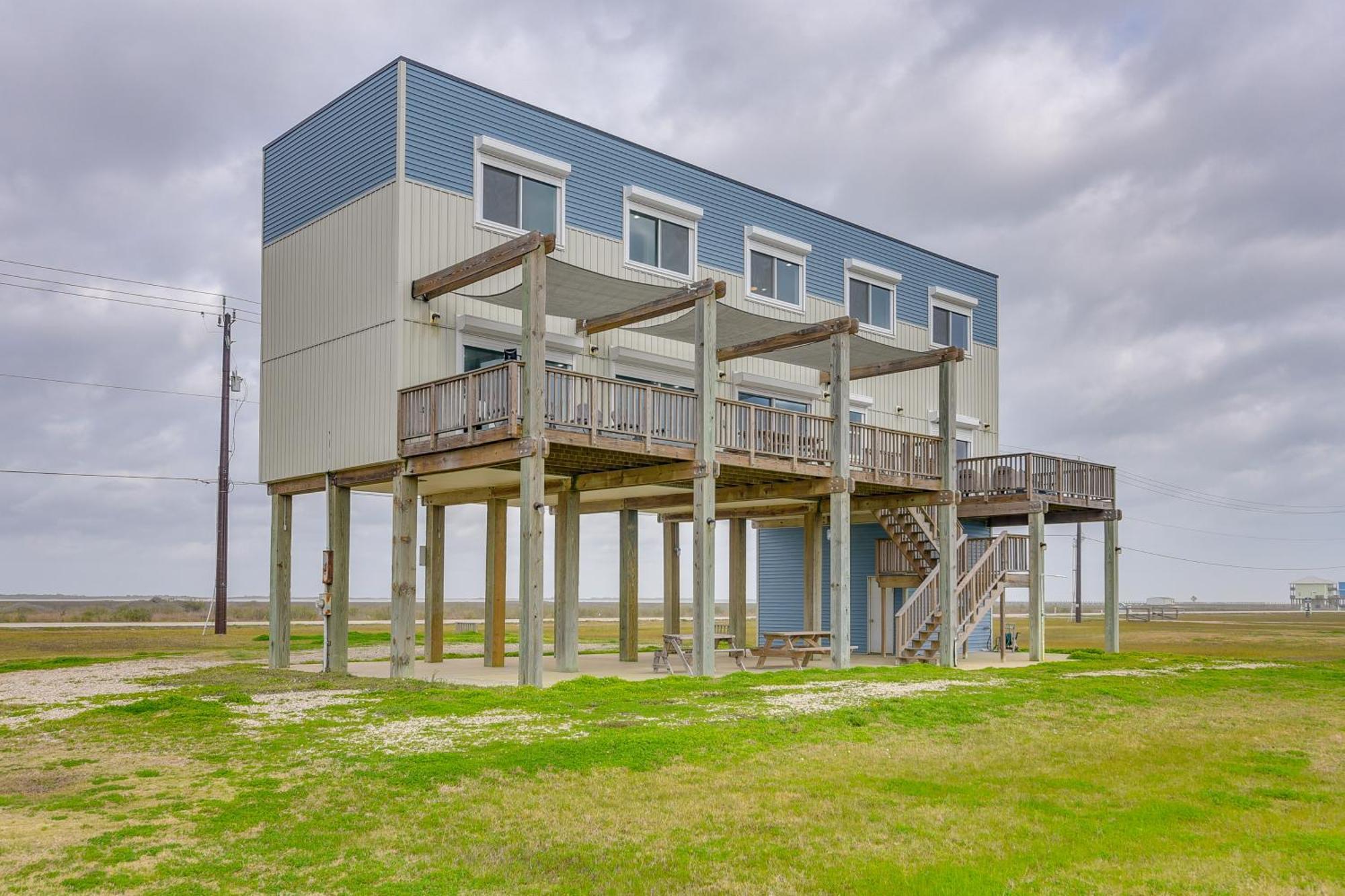 Ocean-View Surfside Home With Boardwalk To Beach! Сърфсайд Бийч Екстериор снимка